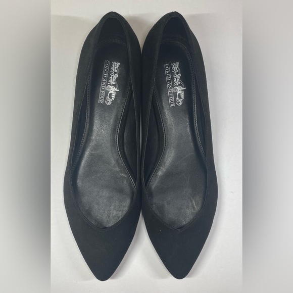Coach and Four Black Flats - Picture 2 of 8